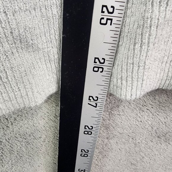 Womens Light Grey Joe Fresh Cardigan Sweater V Neck Button Down Long Sleeve M - Picture 10 of 11